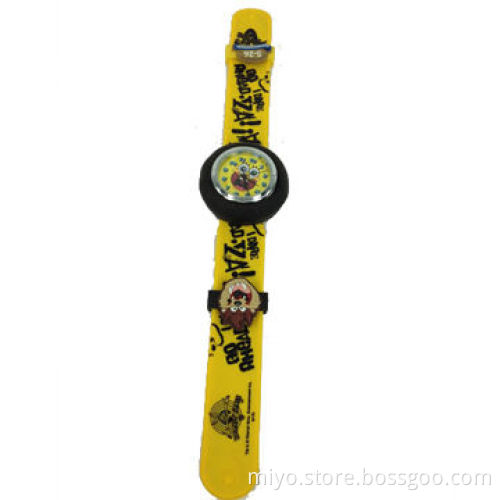 3D Flower Design Plastic Watches for Children, Hot-selling, Heath Anti-allergic Material